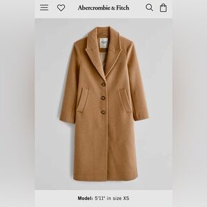 Abercrombie & Fitch Tan Trench Coat
